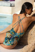 Lise Charmel 56b Evasion Jungle N/W Seduction Halter Swimsuit